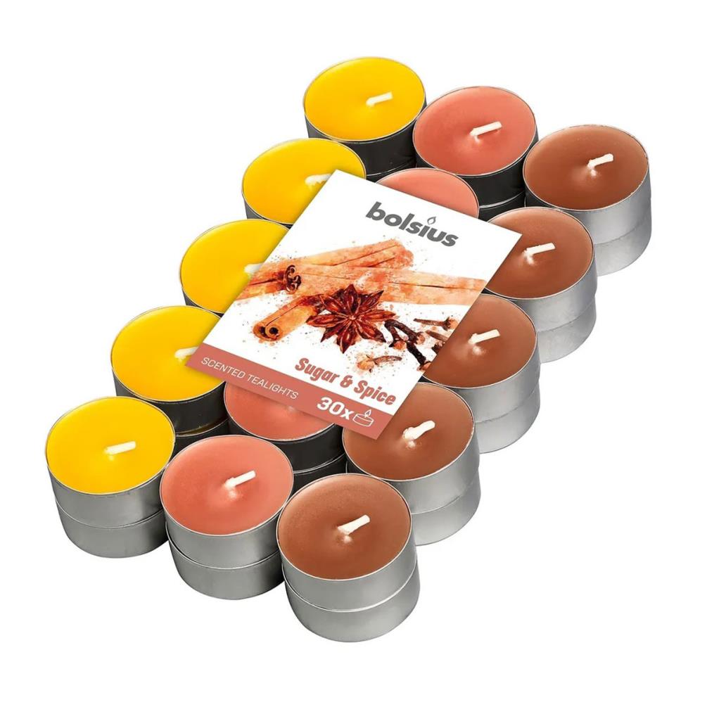 Bolsius Vanilla 4 Hour Tealights (Pack of 30) £7.19